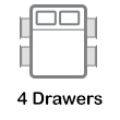4 Drawers (+£60)