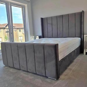 Wingback Ottoman Storage Bed